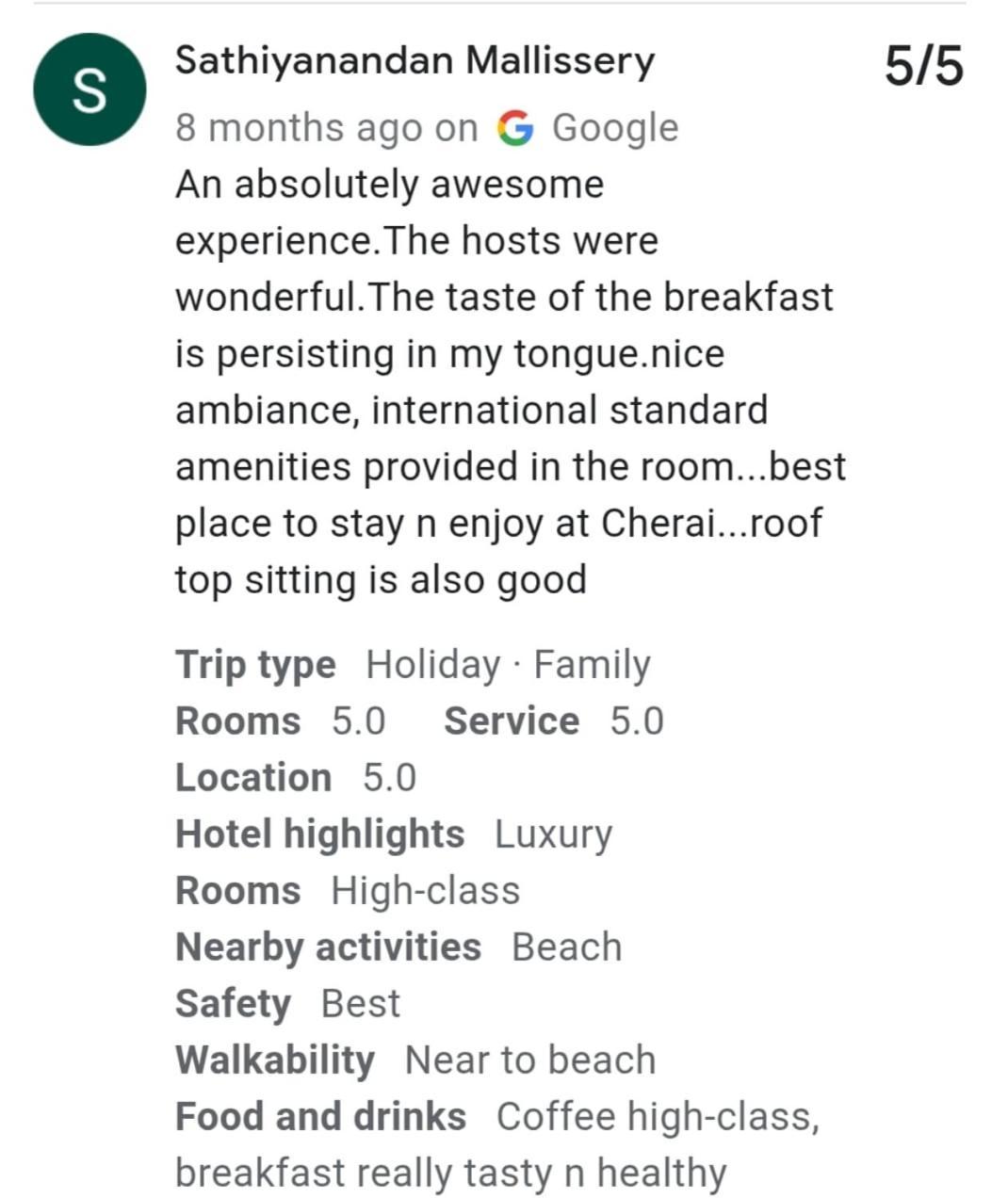 Pallipuram Coastal Den Homestay מראה חיצוני תמונה
